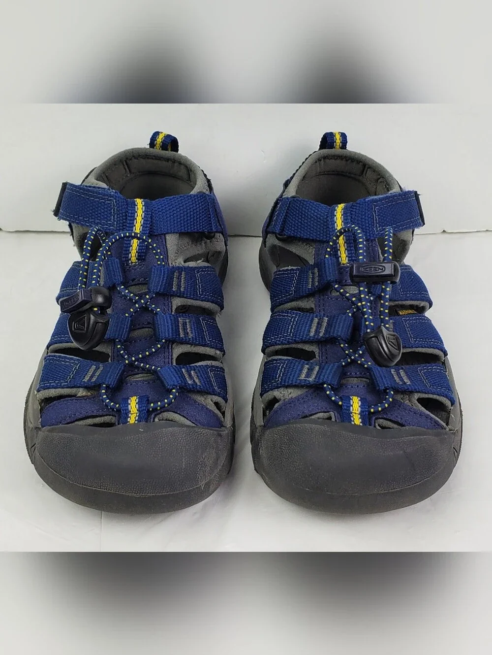 Keen Newport H2 Little Kids Blue Sandals Water Shoes Waterproof - Size 13 - GUC